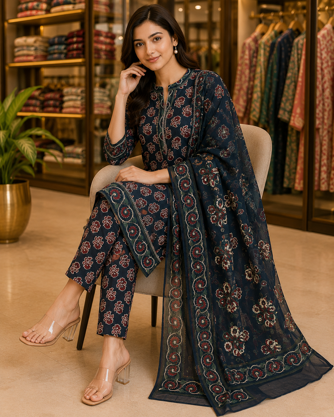 Pure Cotton Suit