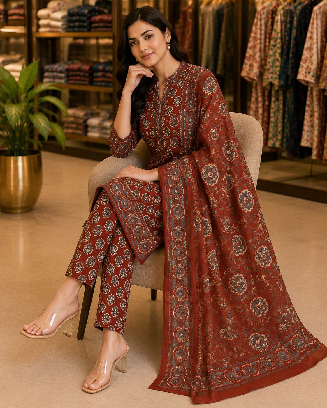 Pure Cotton Suit
