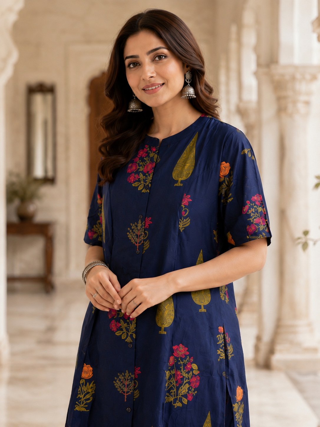 Pure Cotton Kurti with Plazzo