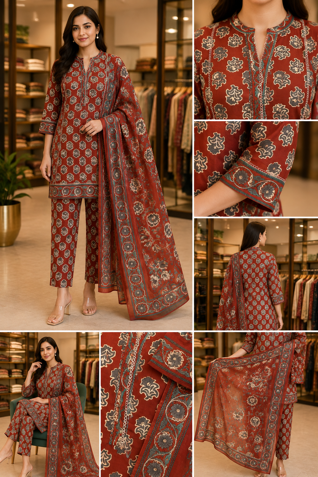 Pure Cotton Suit