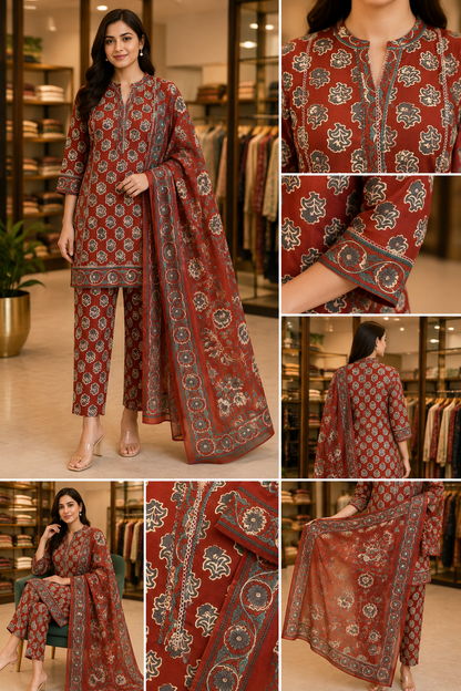 Pure Cotton Suit