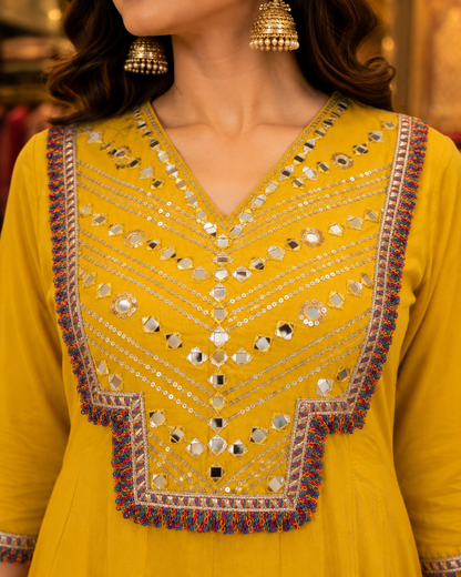 PURE MUL COTTON ANARKALI SUIT