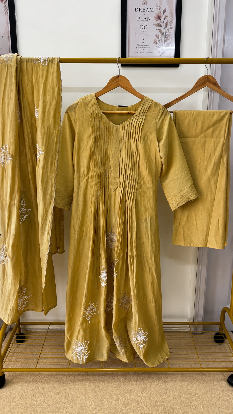Pure Mul Chanderi Silk Suit