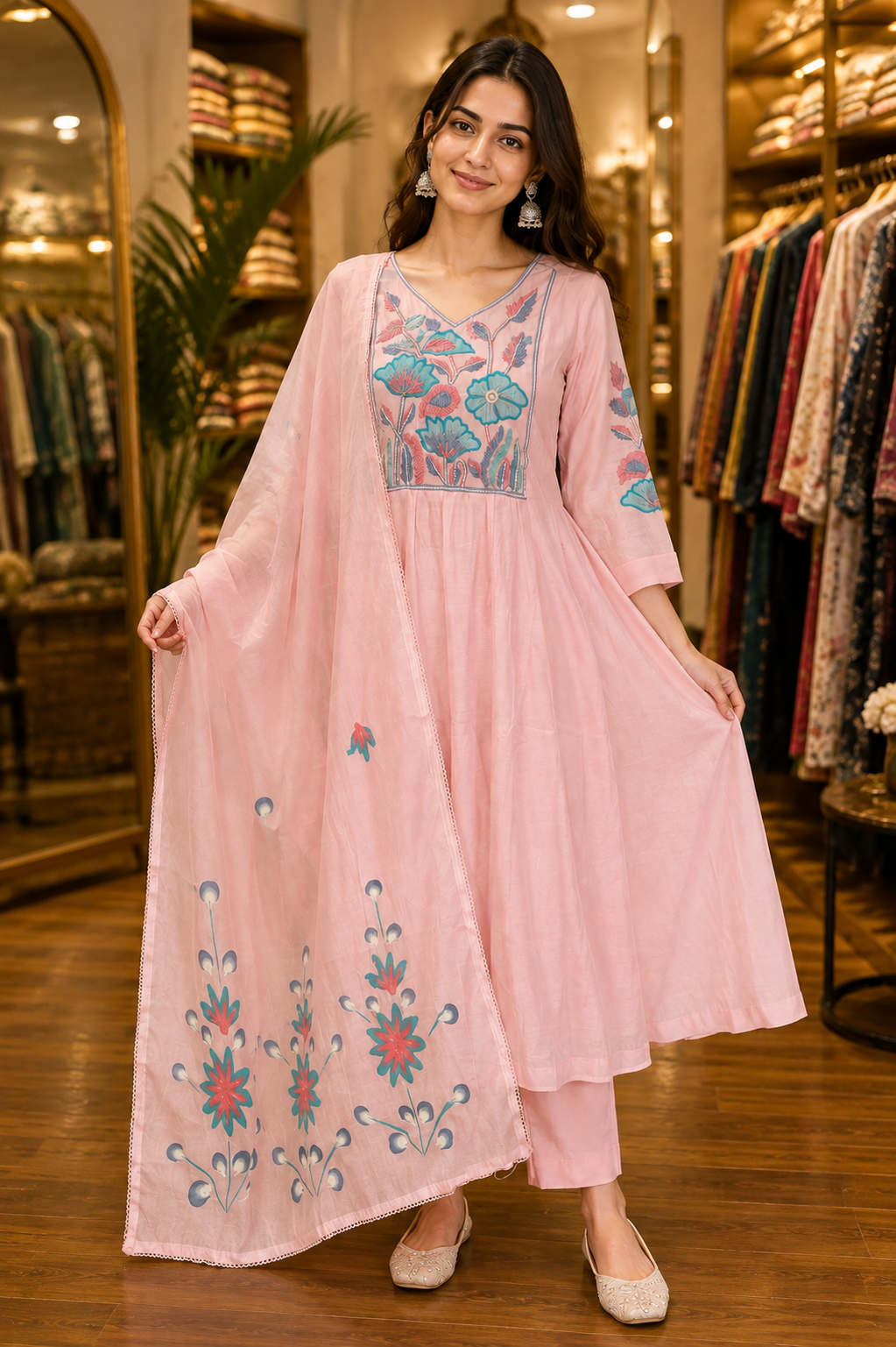 PREMIUM MUM CHANDERI PARTY WEAR COLLECTION
