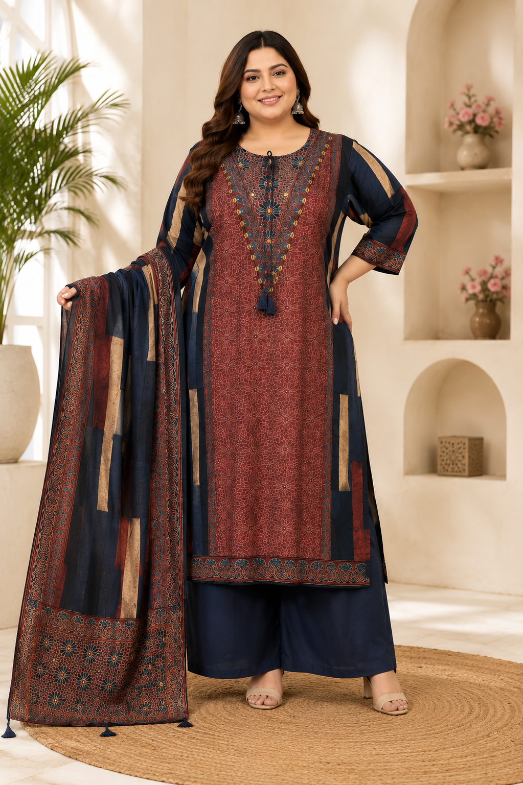 Pure Crepe Suit BIG SIZE