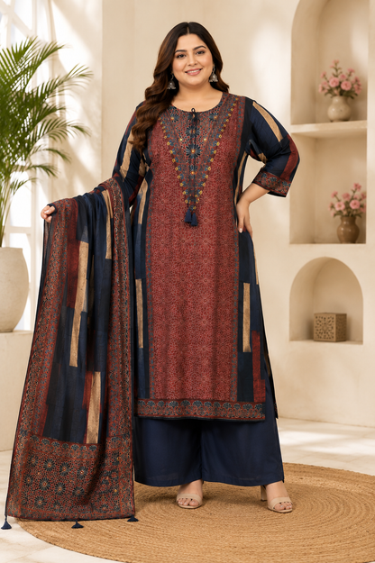 Pure Crepe Suit BIG SIZE