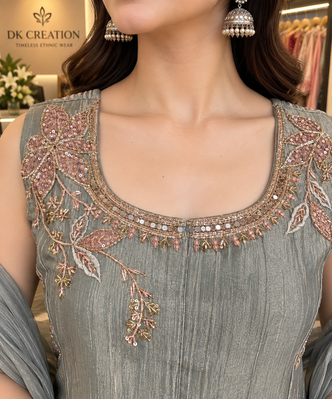 Festival Wear Salsa Fabric 3Pc Suit