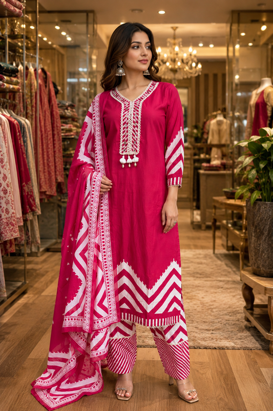 Pure Cotton Suit