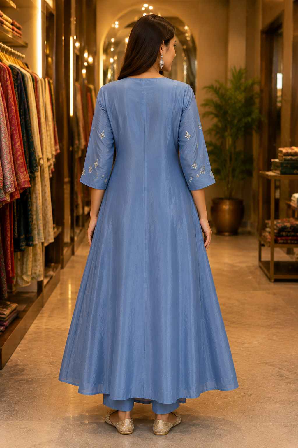 Pure Chinon Party Wear Suit
