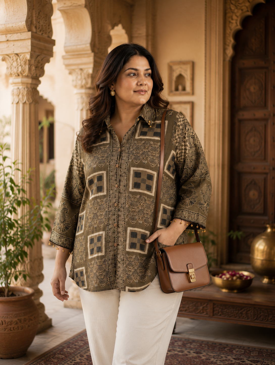 Pure Crape Shirts Big Size