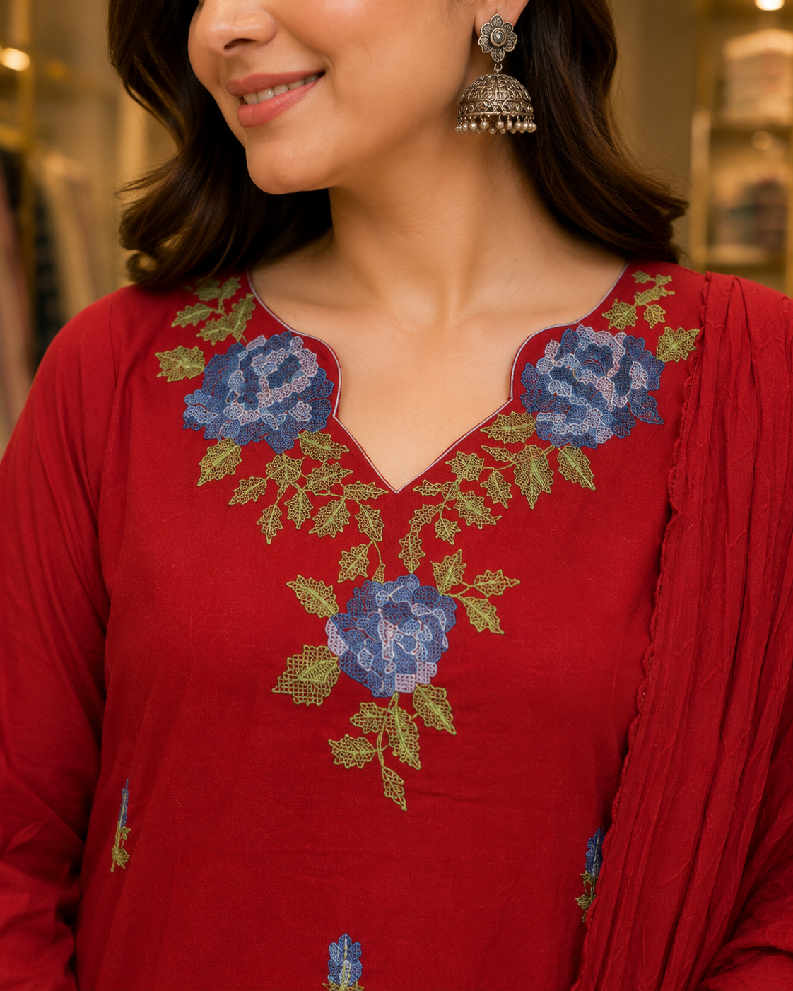 Pure Cotton Dupatta Set BIG SIZE