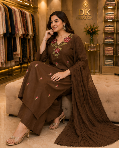 Pure Cotton Dupatta Set BIG SIZE