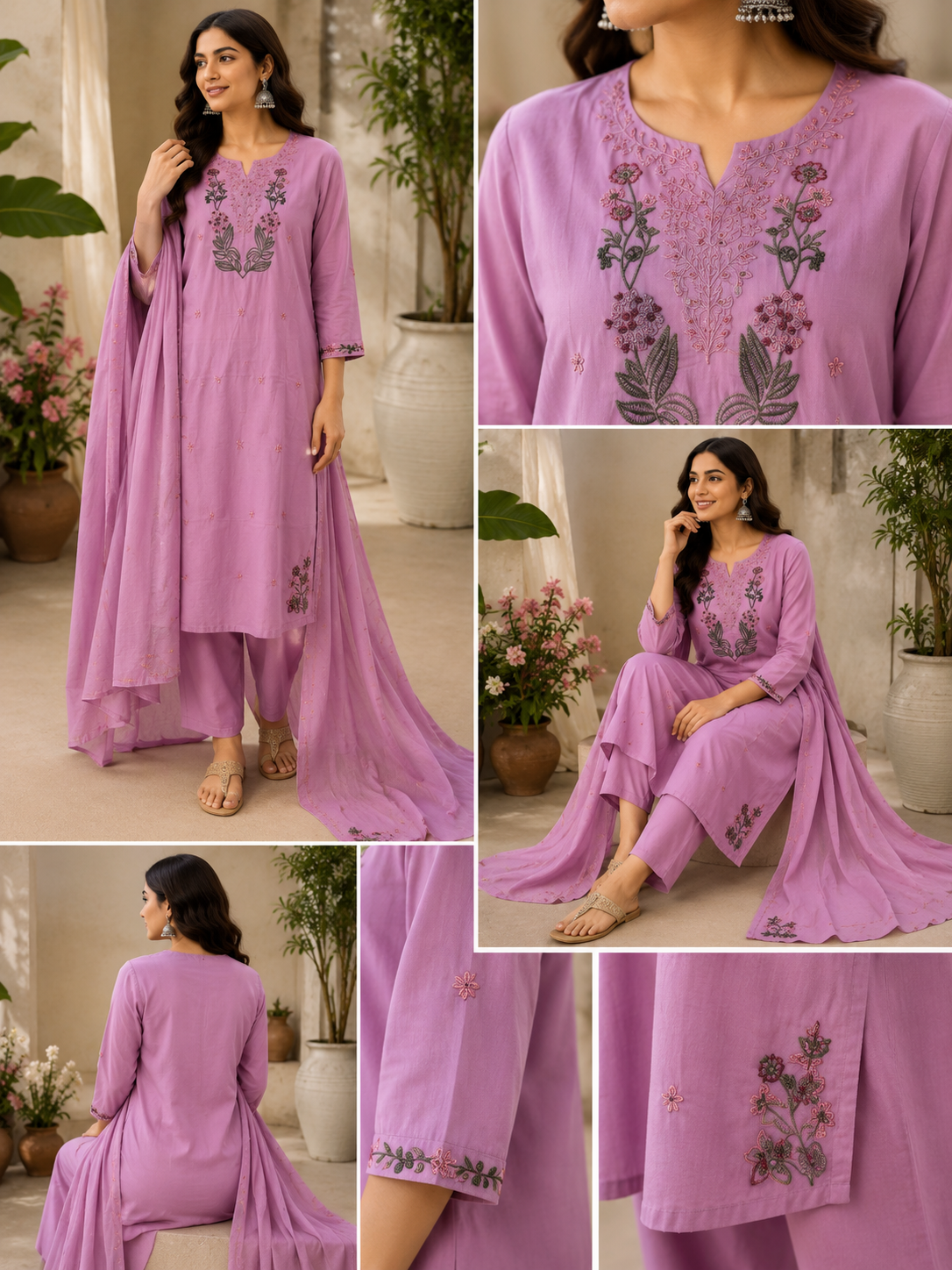 Pure Cotton Suit
