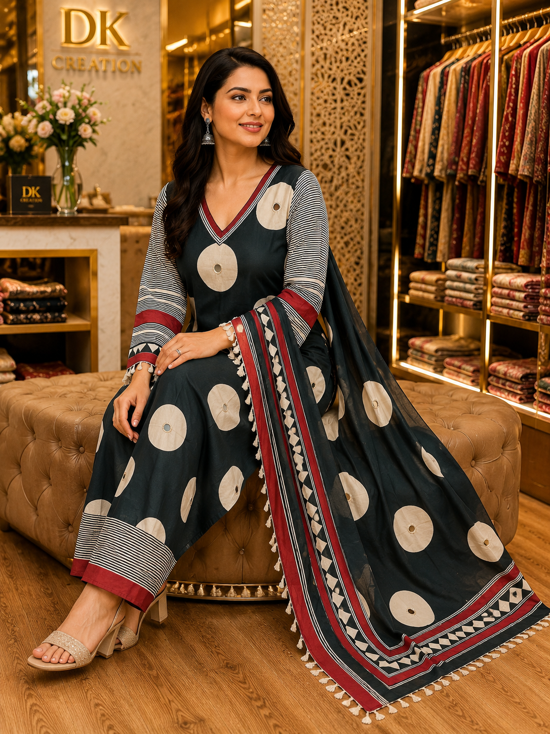 Pure Mul Cotton Farsi Salwar Suit