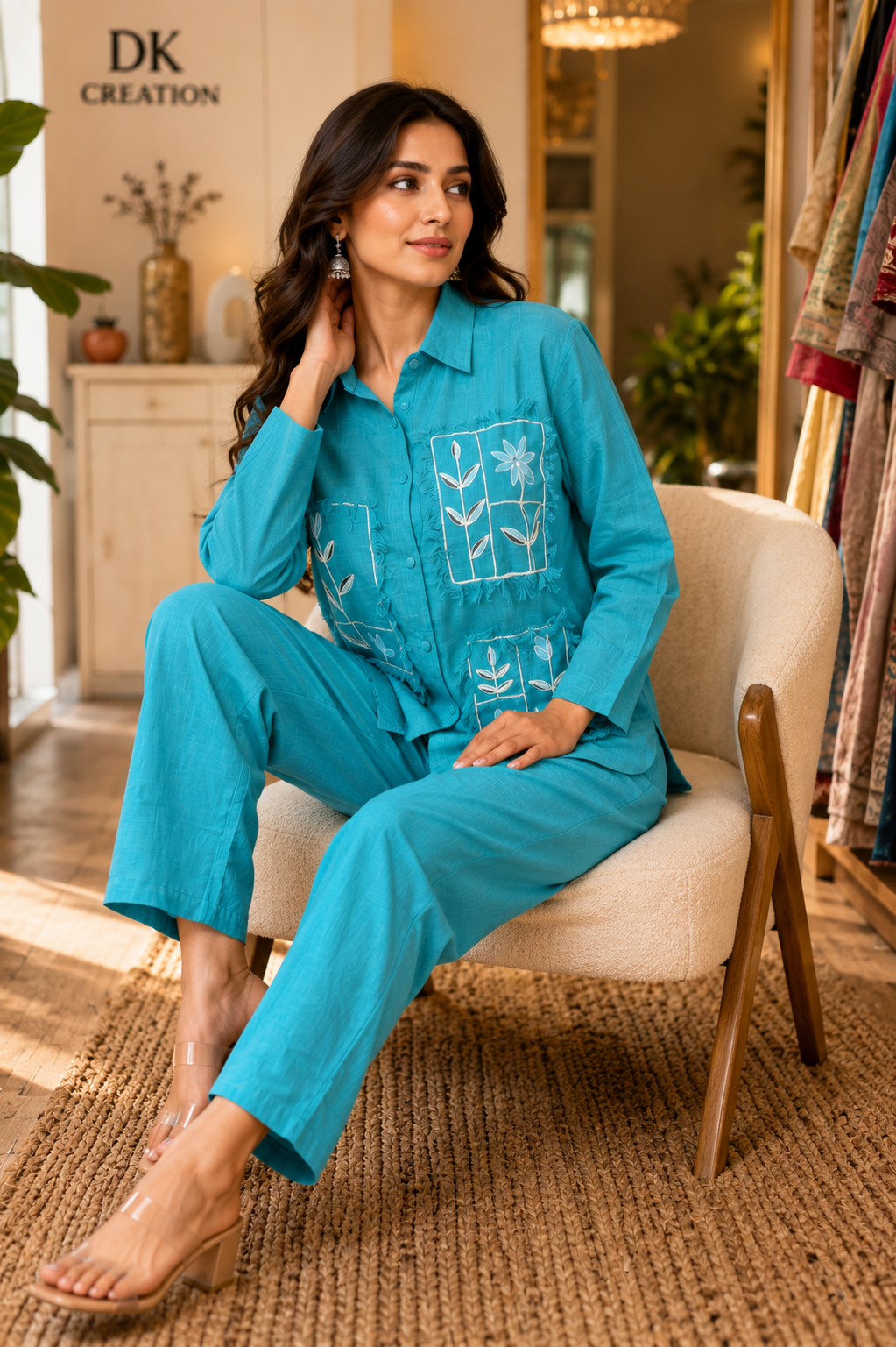Pure Cotton Co-ord Set