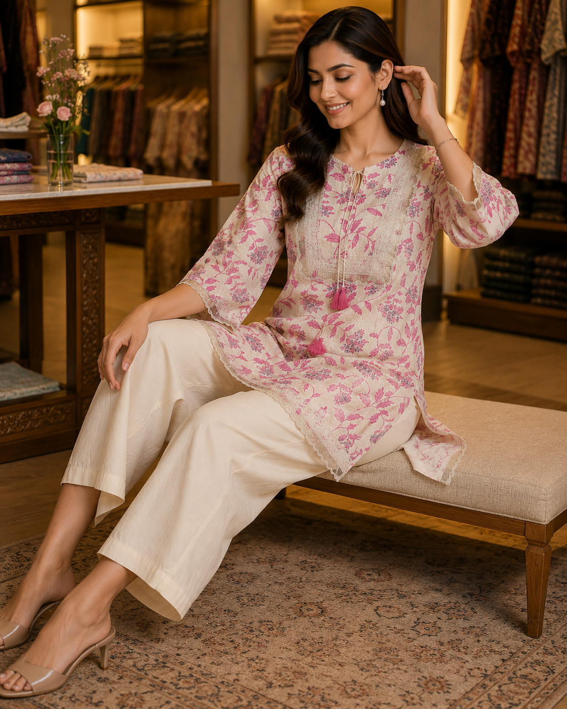 Pure Cotton Co-ord Set