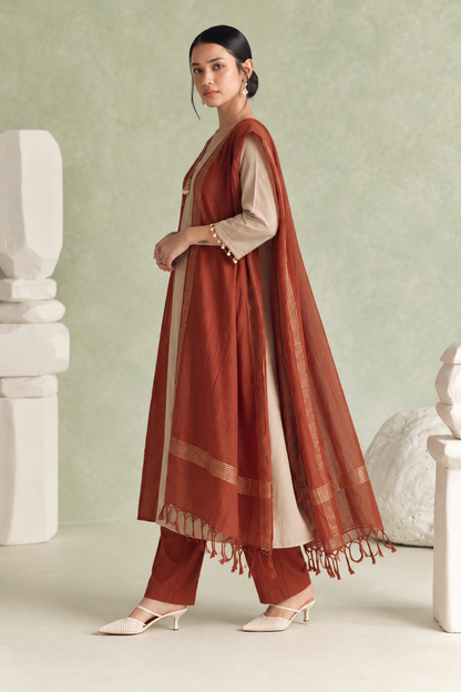 Festival Wear Mul Chanderi Suit
