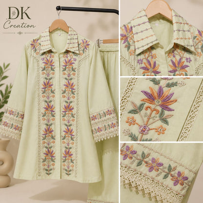 Pure Cotton Co-ord Set