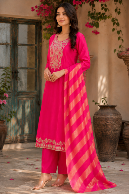 Pure Silk Suit
