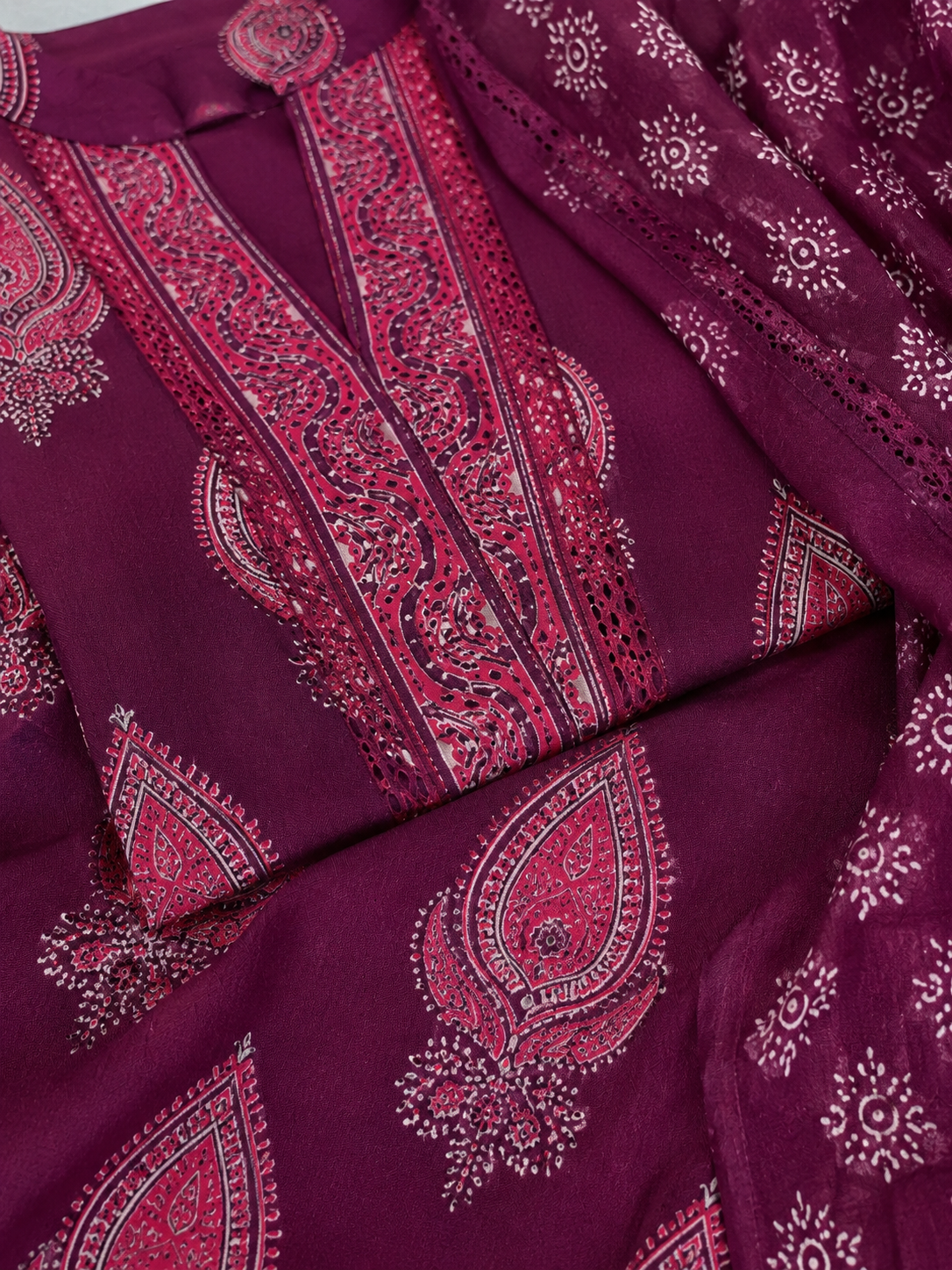 Pure Cotton Dupatta Suit