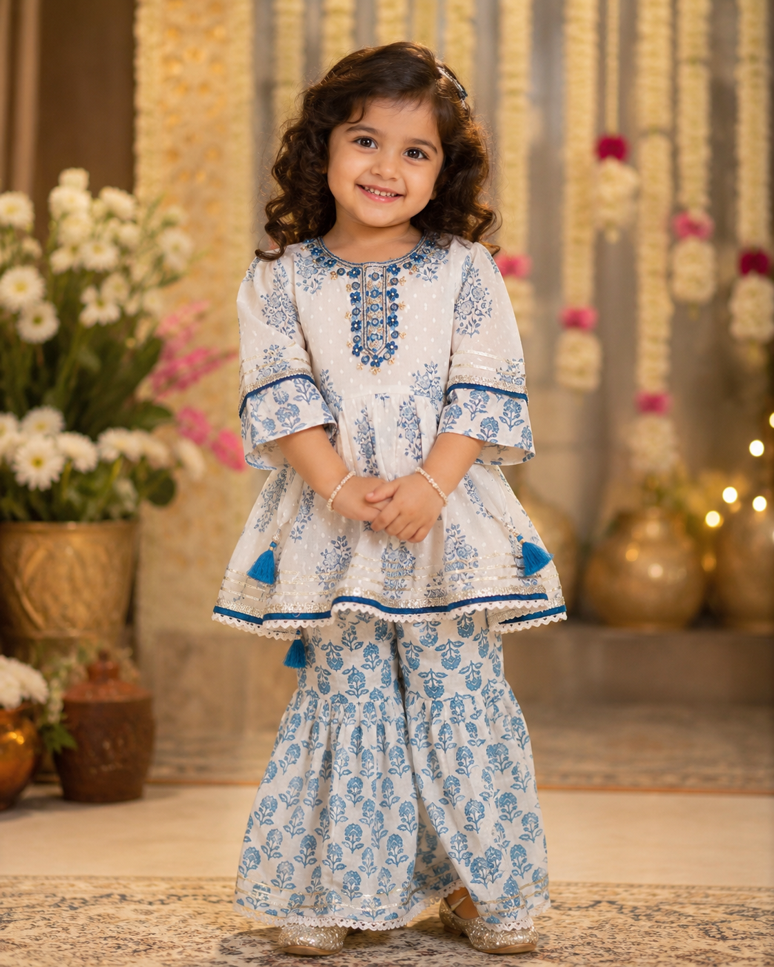 Short Kurti With Gharara