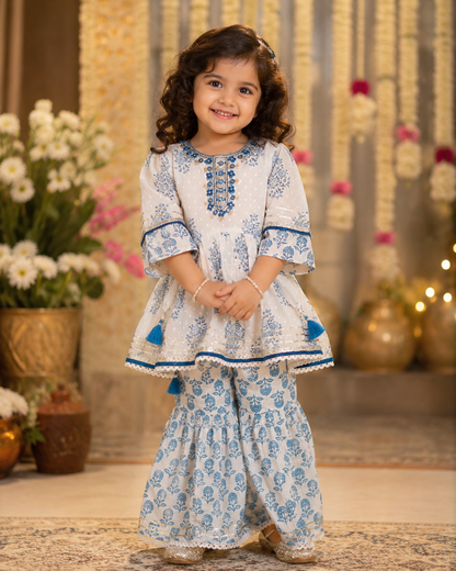 Short Kurti With Gharara