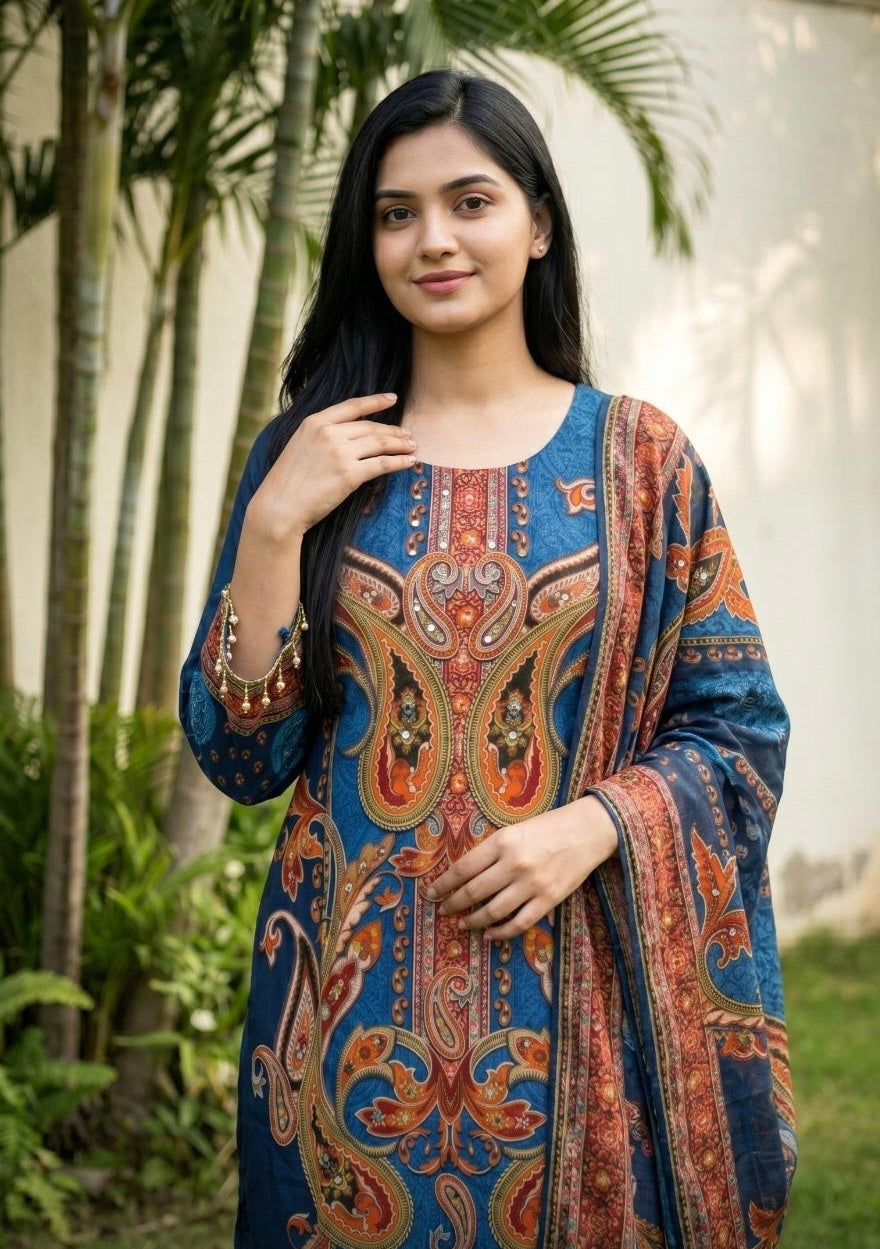 Pure Poly Crepe Suit