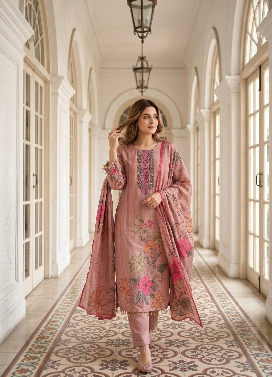 Poly Crepe Suit