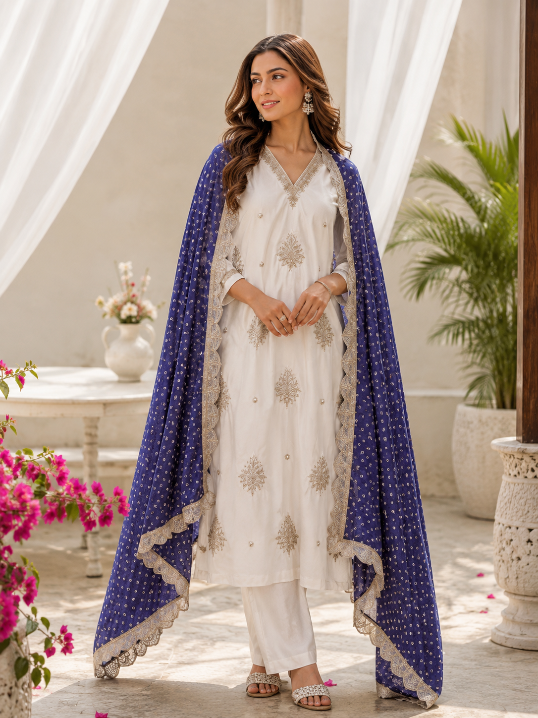 Pure Muslin Suit